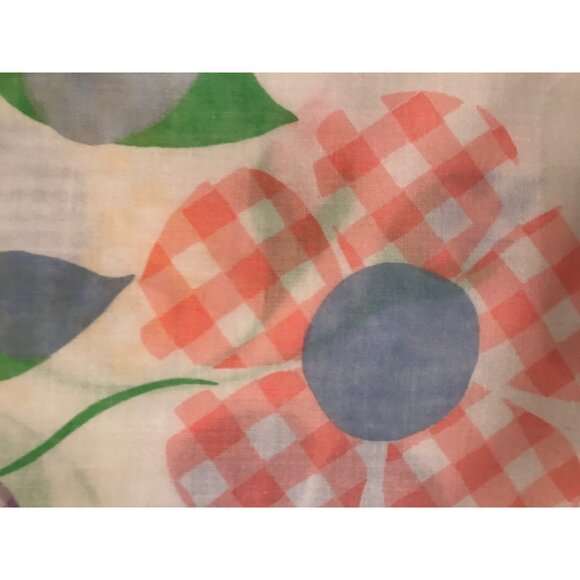 Anita Wagenvoord Burlington House Pillowcase Pair Vintage Gingham Flower | Cotto - Picture 11 of 11